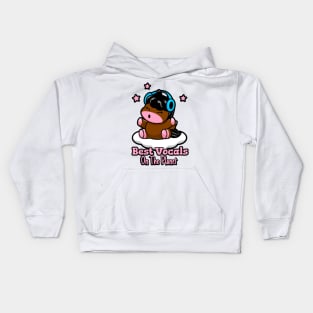 Little Brown Chubby Unicorn-Best Vocals On The Planet Kids Hoodie